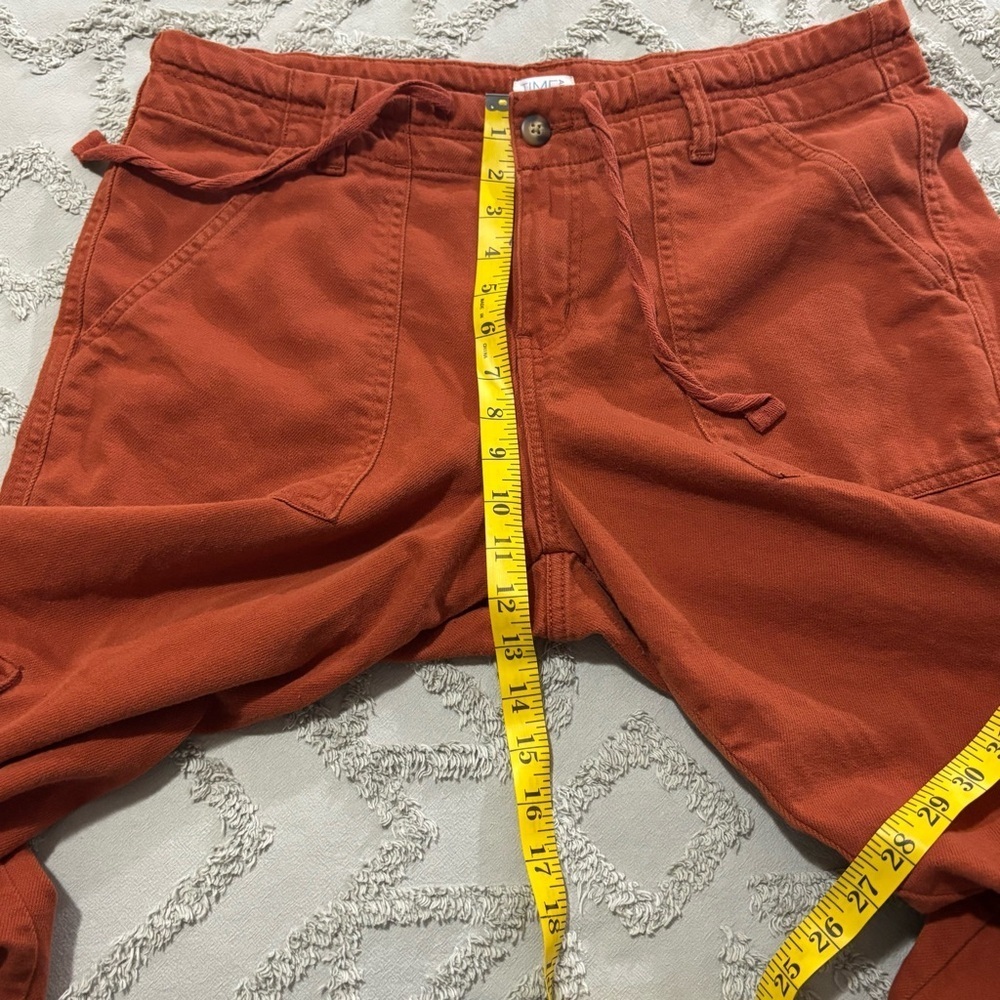 Women’s Wide Leg Drawstring Cargo Pants size 14 SHORT - Picture 6 of 8